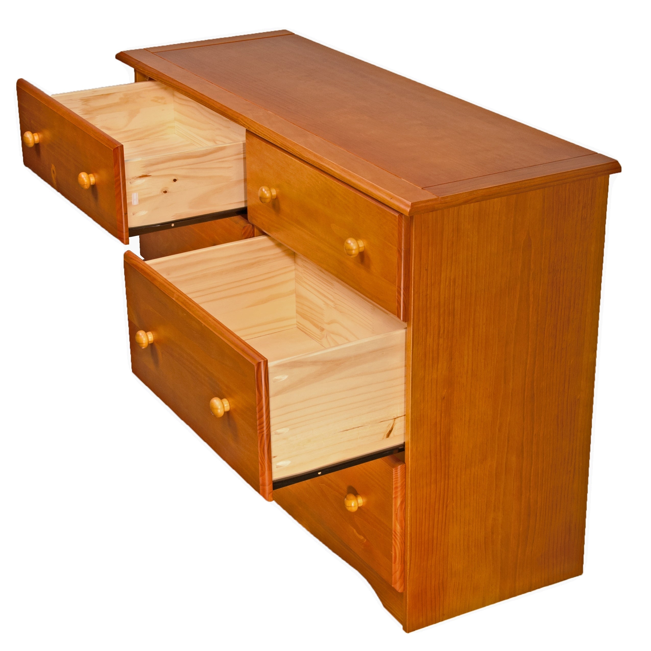 Comò a 6 cassetti in legno massello al 100% di Palace Imports