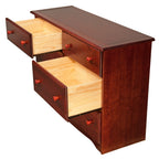Comò a 6 cassetti in legno massello al 100% di Palace Imports