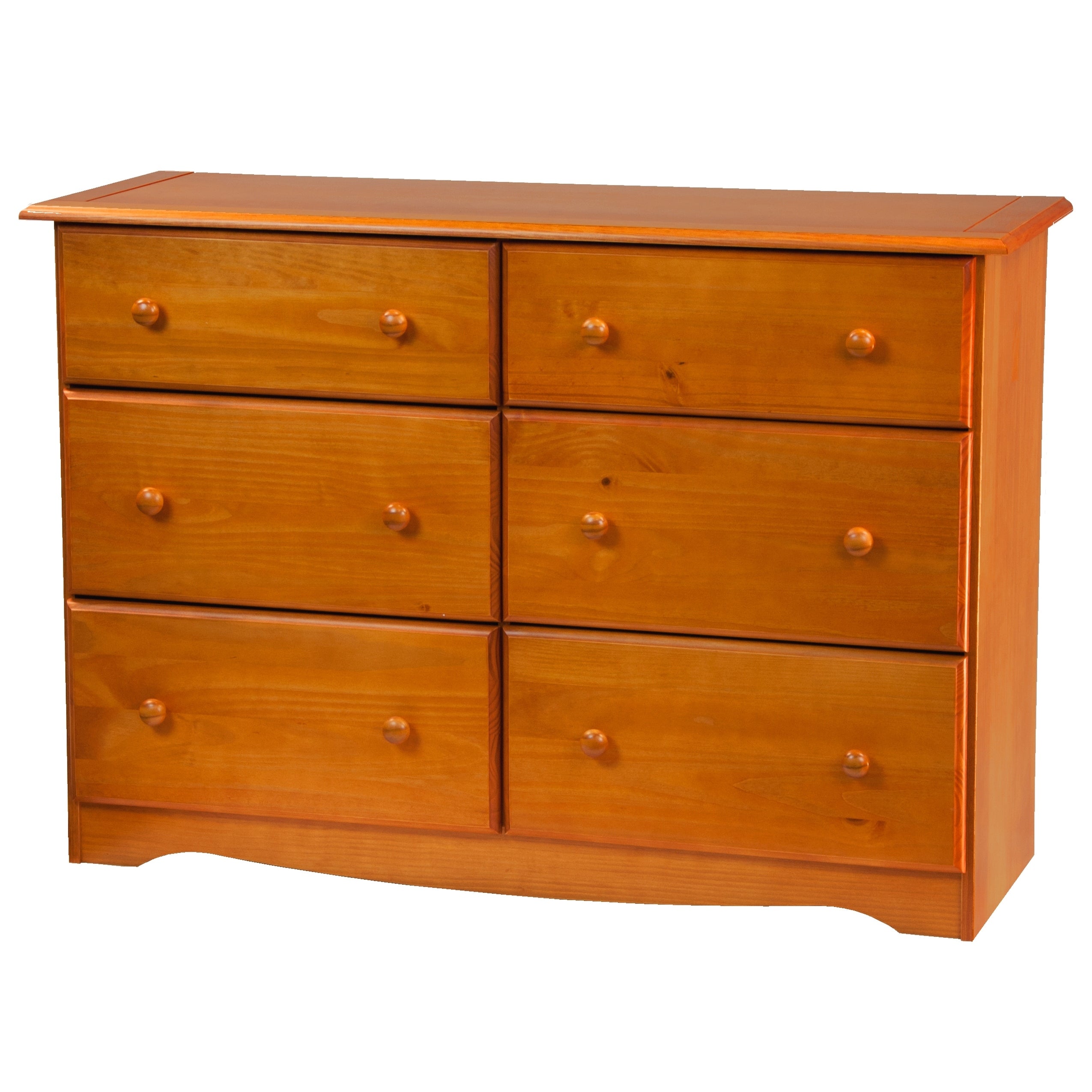 Comò a 6 cassetti in legno massello al 100% di Palace Imports