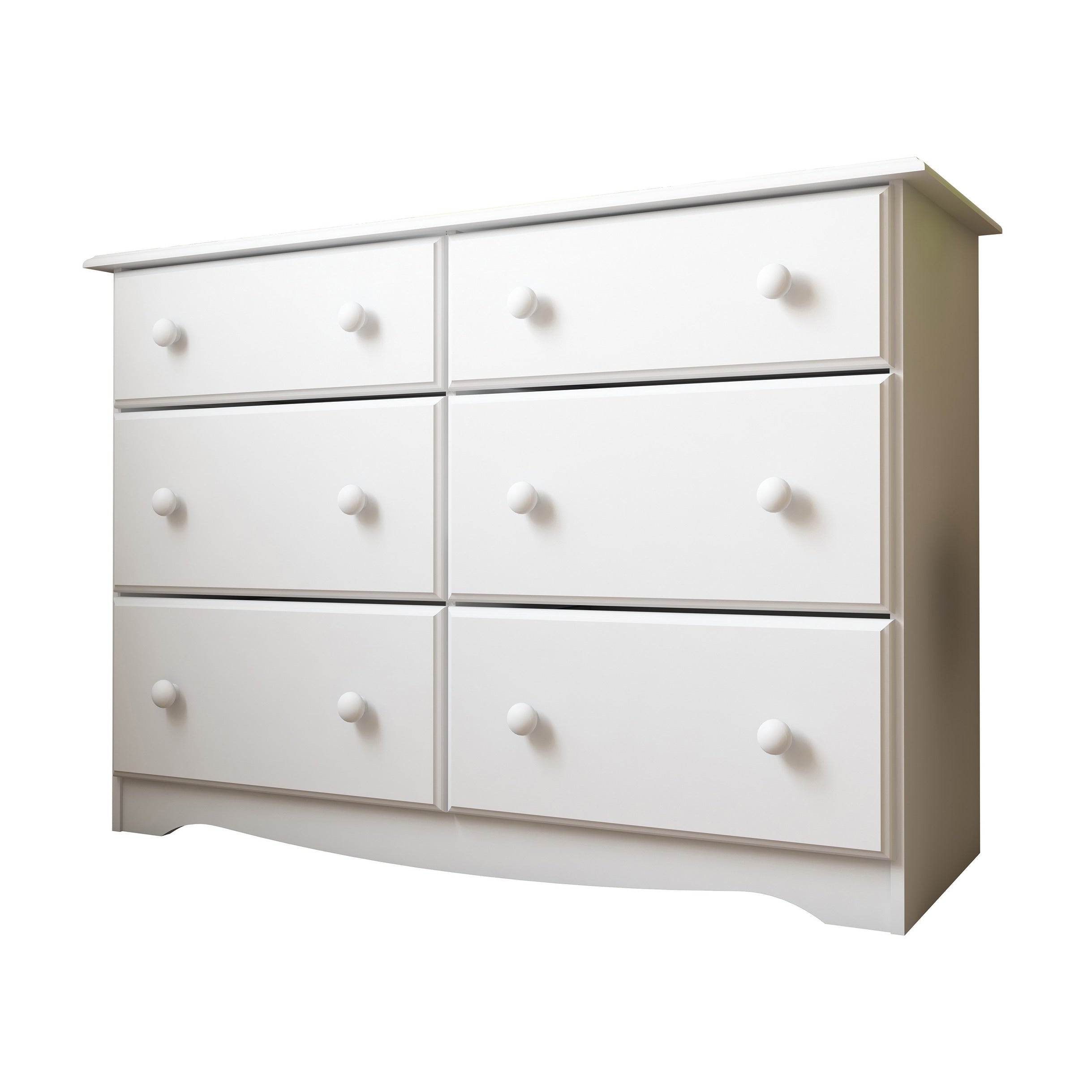 Comò a 6 cassetti in legno massello al 100% di Palace Imports