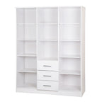 Armadio guardaroba Cosmo a 3 ante in legno massello al 100% di Palace Imports con ante in legno massello o a specchio