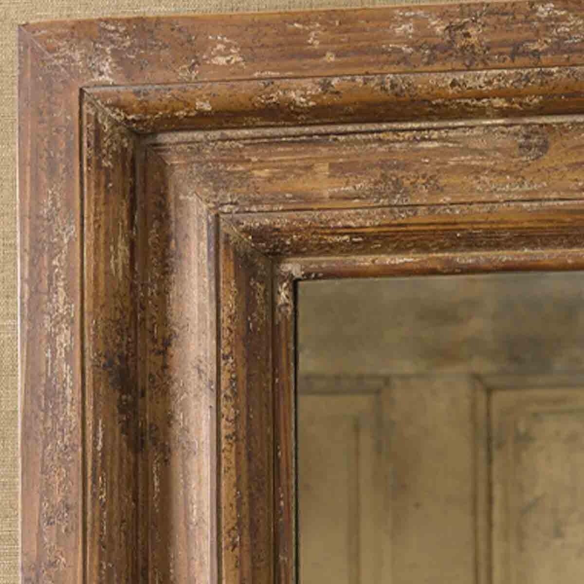 Specchio in legno anticato Park Designs 36H - Marrone - 36H x 24W x 2,75D