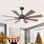 Ventilatore da soffitto a LED integrato Parrot Uncle 60 Farmhouse con luce e telecomando