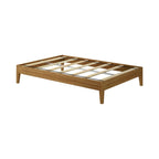 Letto a piattaforma full-size con travi e assi