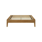 Letto a piattaforma full-size con travi e assi
