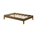 Letto a piattaforma full-size con travi e assi