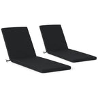 Cuscini per chaise longue da esterno Polytrends resistenti allo sbiadimento e adatti a tutte le stagioni - (set da 2)