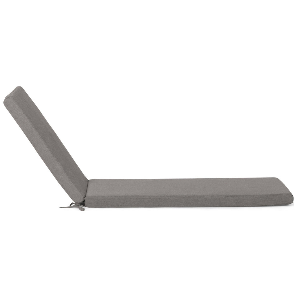 Cuscini per chaise longue da esterno Polytrends resistenti allo sbiadimento e adatti a tutte le stagioni - (set da 2)
