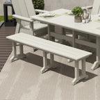 Panca da esterno Polytrends Laguna Hdpe All Weather Patio 65