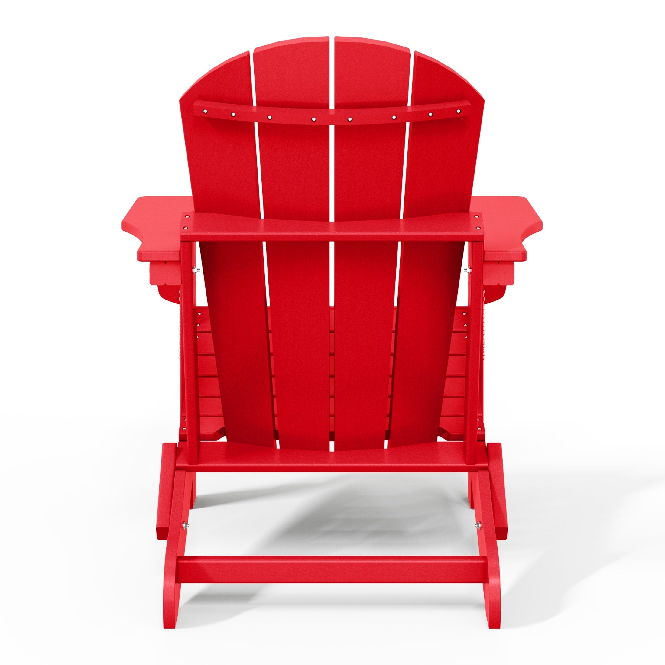 Sedia Adirondack pieghevole per esterni e patio, resistente allo sbiadimento e a tutte le condizioni atmosferiche, Polytrends Laguna