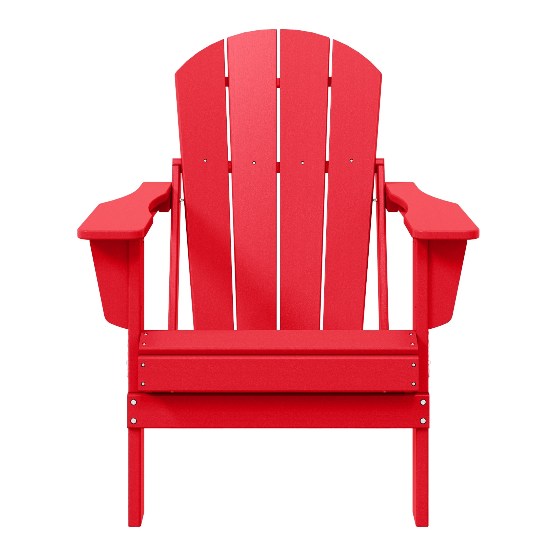 Sedia Adirondack pieghevole per esterni e patio, resistente allo sbiadimento e a tutte le condizioni atmosferiche, Polytrends Laguna