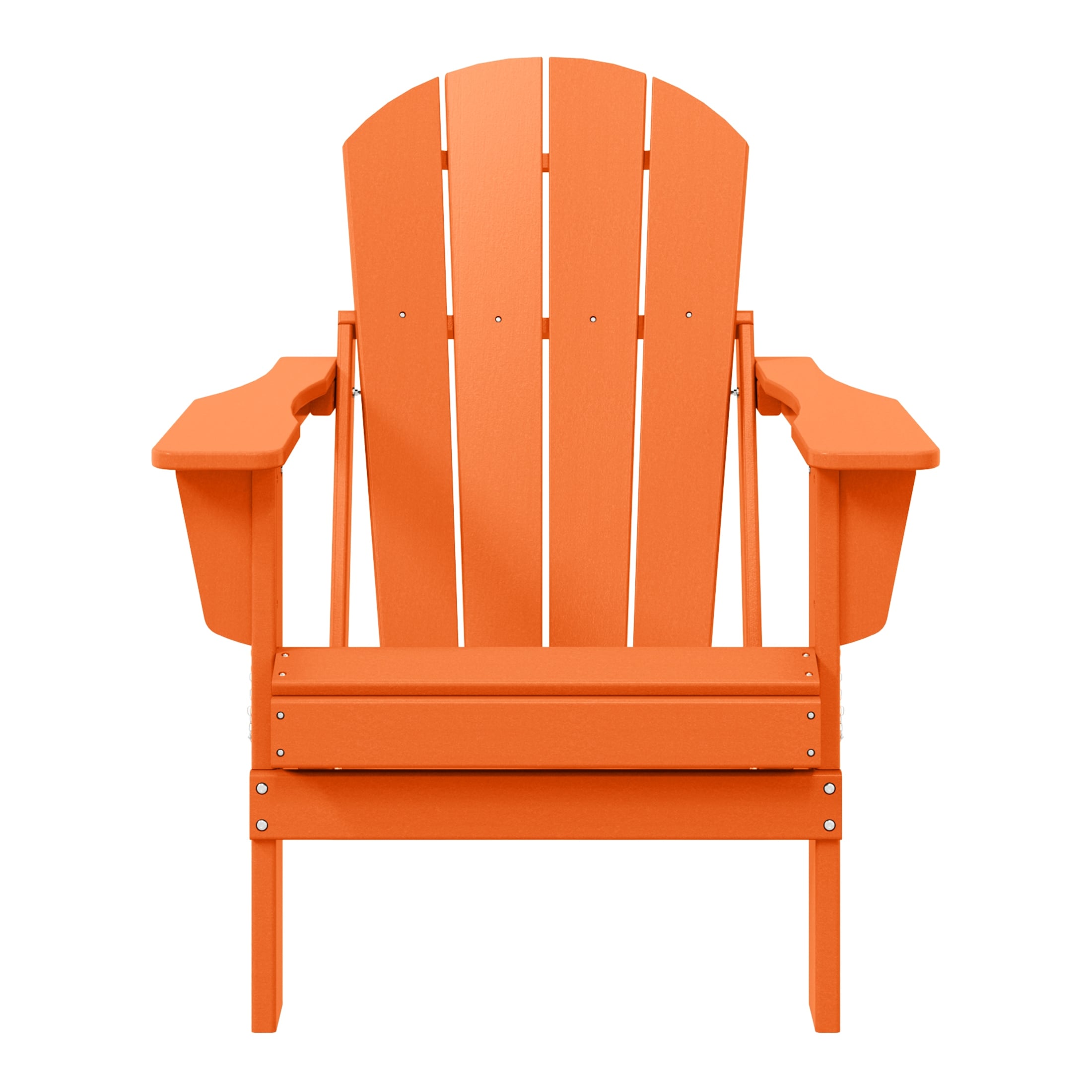 Sedia Adirondack pieghevole per esterni e patio, resistente allo sbiadimento e a tutte le condizioni atmosferiche, Polytrends Laguna