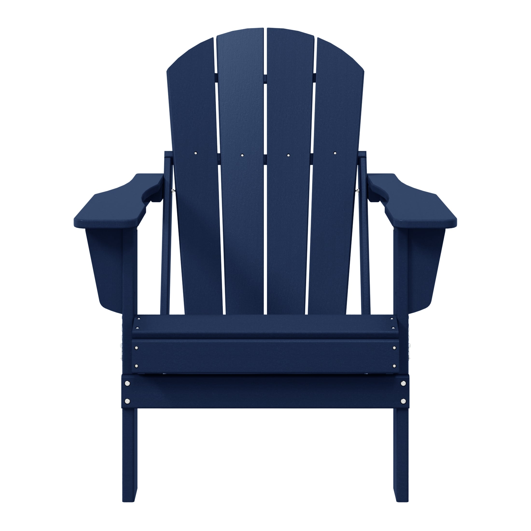Sedia Adirondack pieghevole per esterni e patio, resistente allo sbiadimento e a tutte le condizioni atmosferiche, Polytrends Laguna