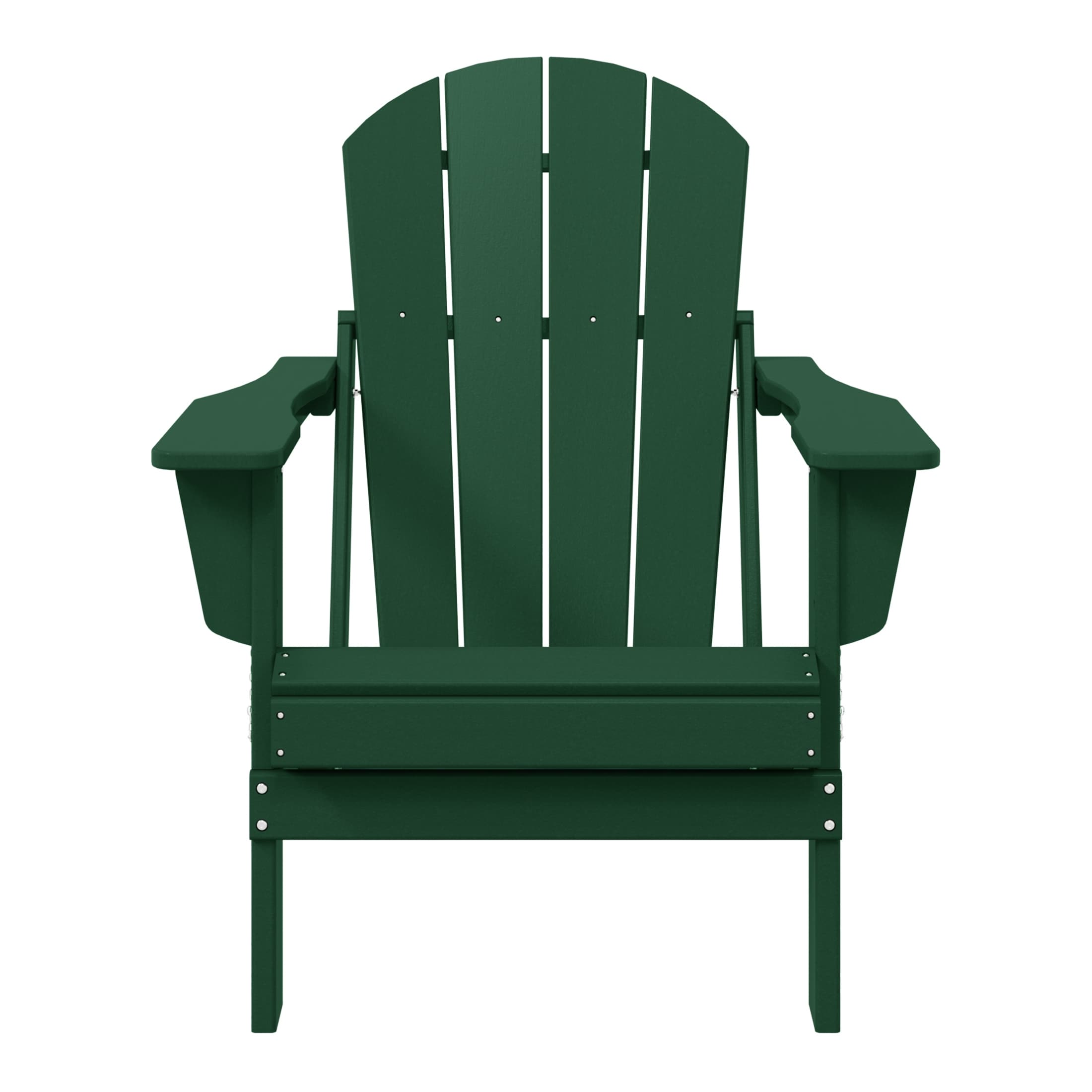 Sedia Adirondack pieghevole per esterni e patio, resistente allo sbiadimento e a tutte le condizioni atmosferiche, Polytrends Laguna