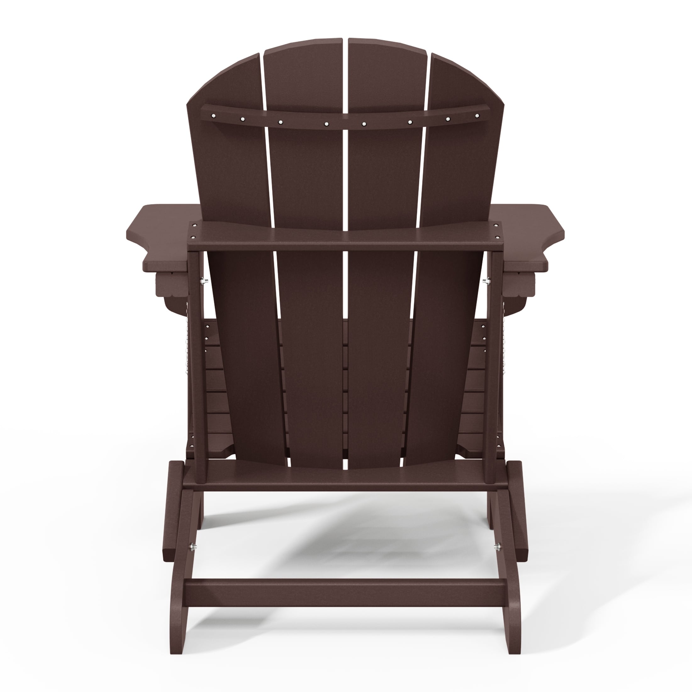 Sedia Adirondack pieghevole per esterni e patio, resistente allo sbiadimento e a tutte le condizioni atmosferiche, Polytrends Laguna