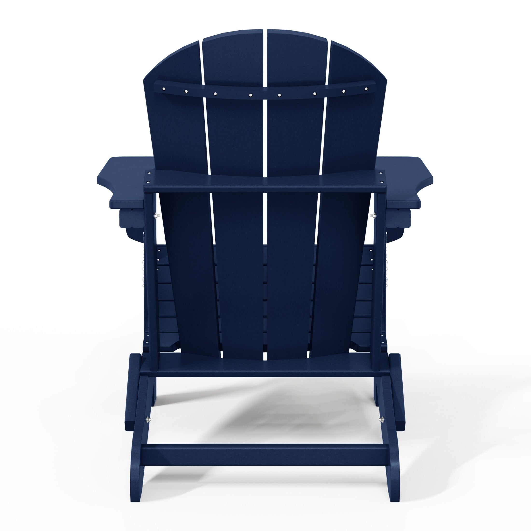 Sedie Adirondack pieghevoli per esterni e patio, resistenti alle intemperie, Polytrends Laguna (set da 4)