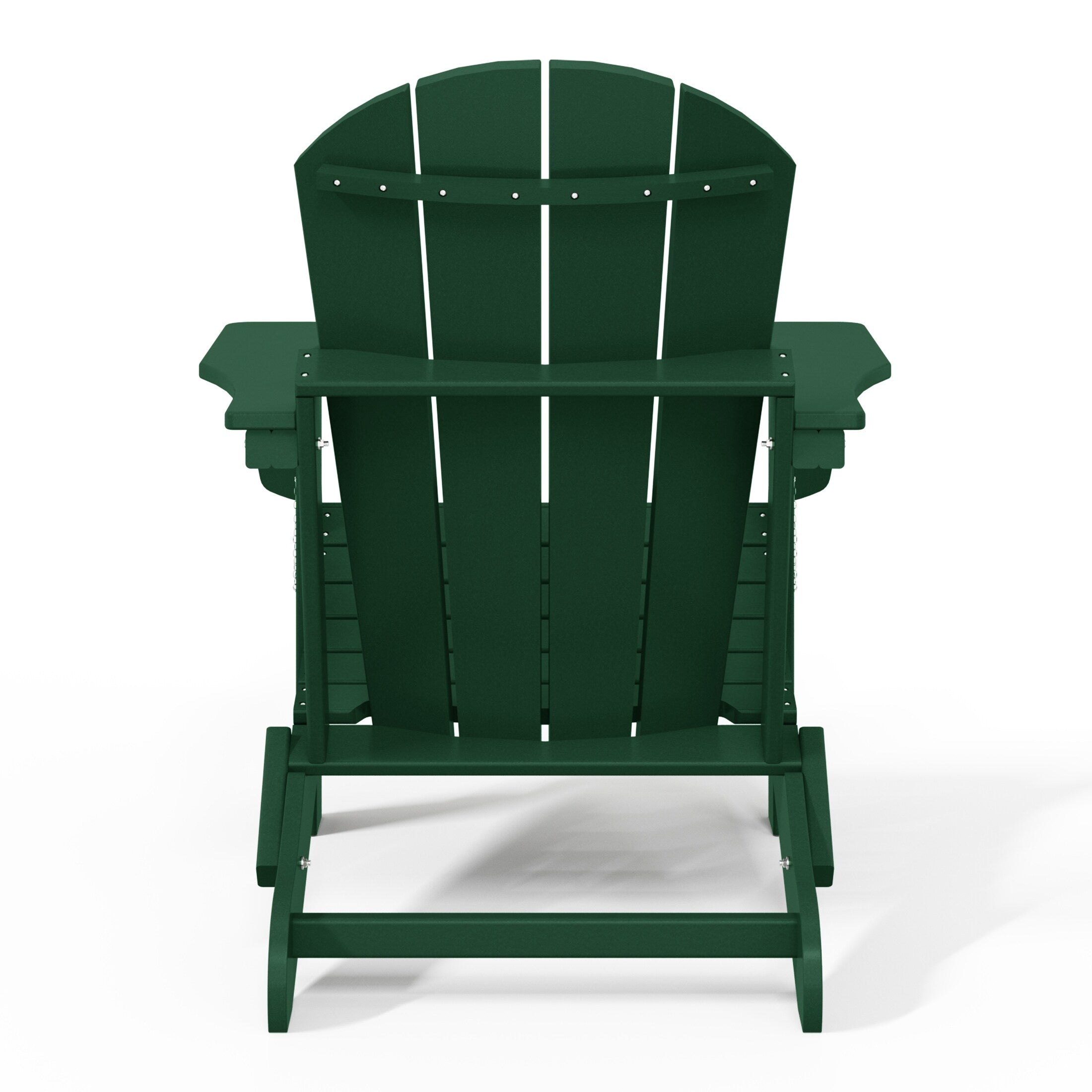 Sedie Adirondack pieghevoli per esterni e patio, resistenti alle intemperie, Polytrends Laguna (set da 4)