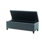 Panca contenitore imbottita con piano trapuntato Madison Park Sasha