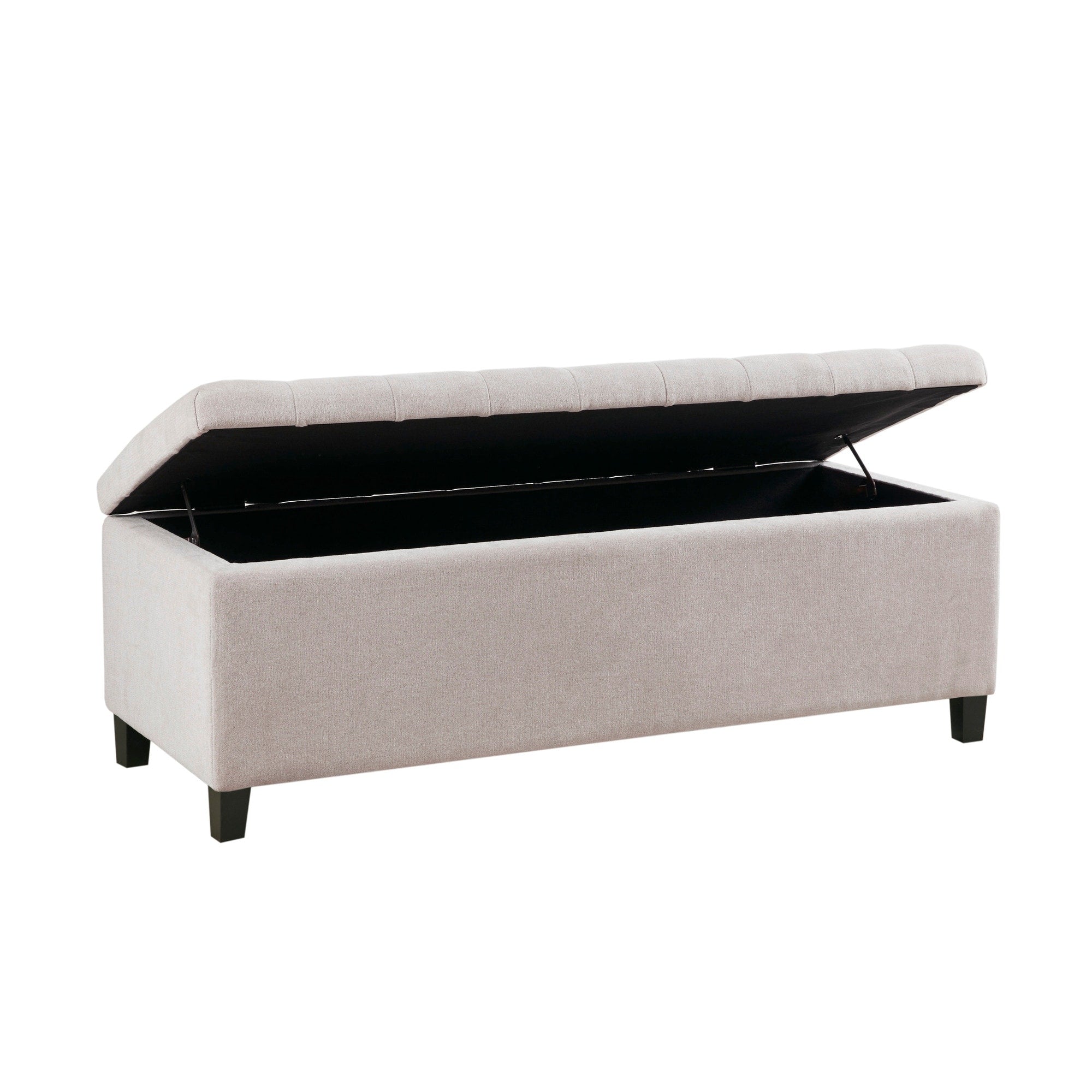 Panca contenitore imbottita con piano trapuntato Madison Park Sasha