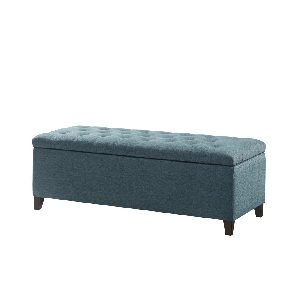 Panca contenitore imbottita con piano trapuntato Madison Park Sasha