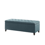 Panca contenitore imbottita con piano trapuntato Madison Park Sasha