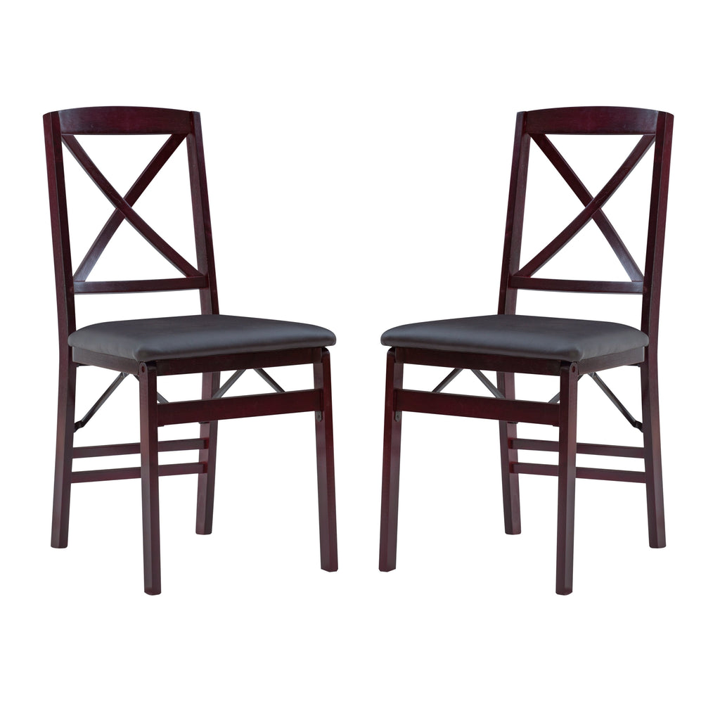 Sedia pieghevole Porch &amp; Den Espresso (set di 2)