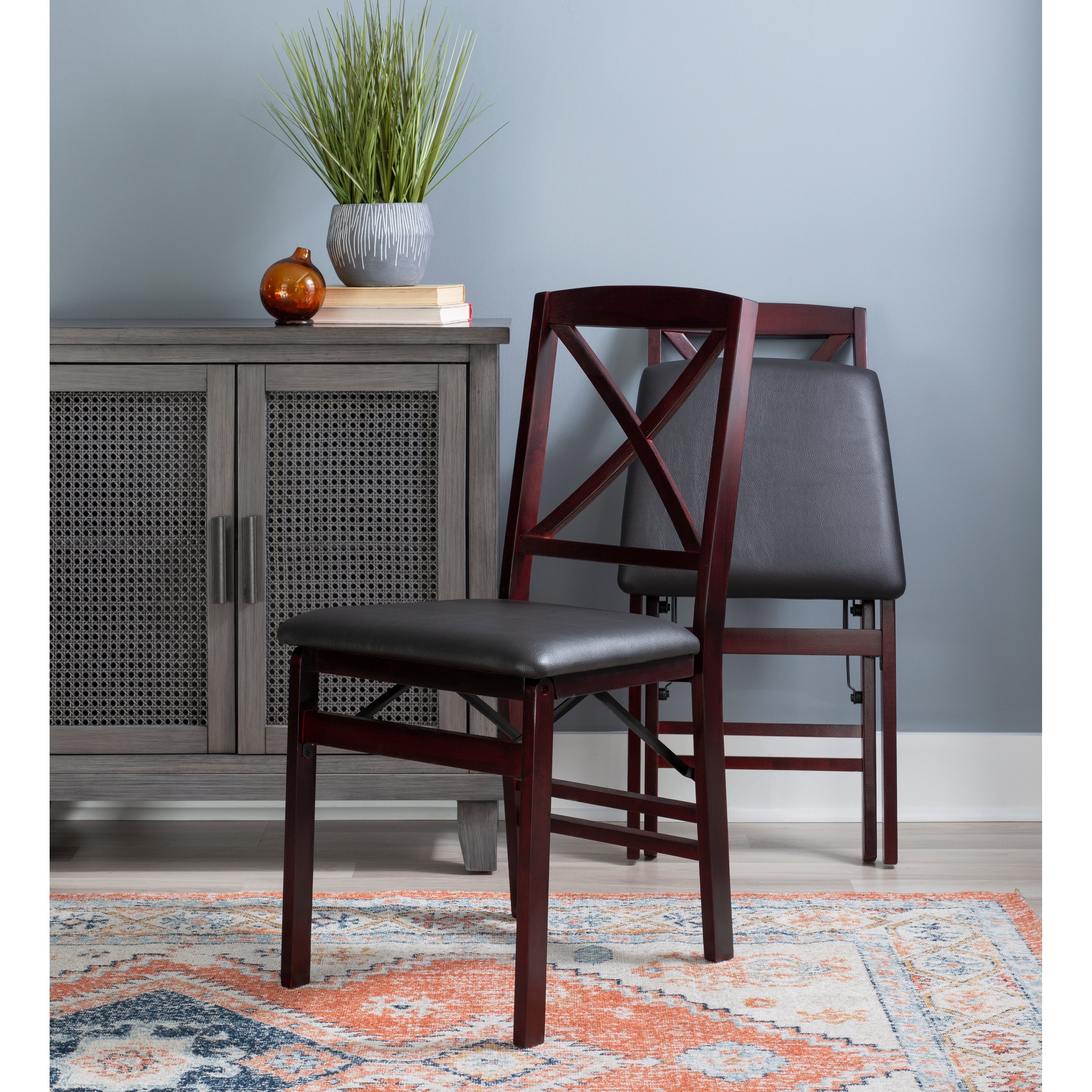 Sedia pieghevole Porch &amp; Den Espresso (set di 2)