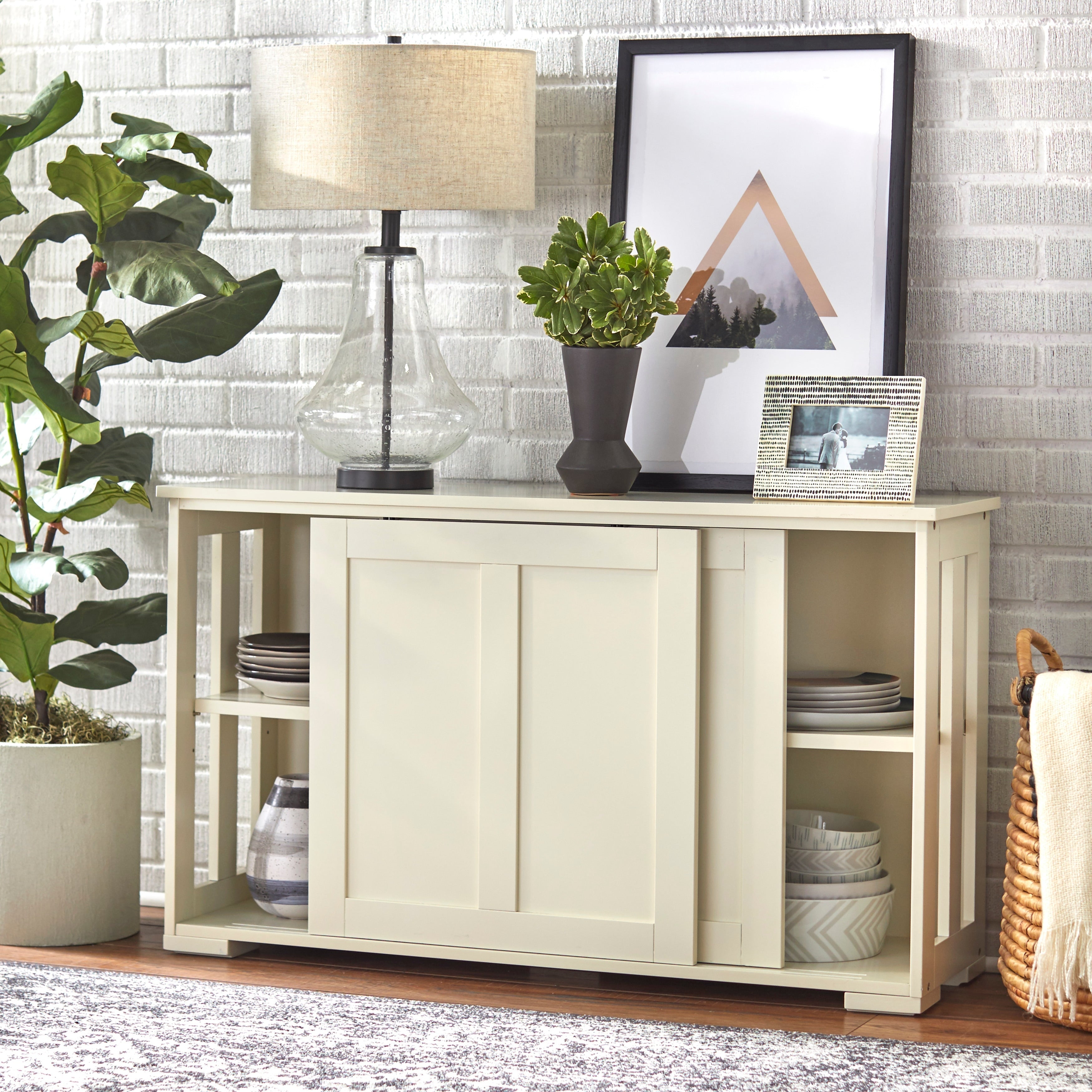 Credenza/buffet impilabile con ante scorrevoli Porch &amp; Den Jefferson