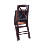 Sedia pieghevole Porch &amp; Den Espresso (set di 2)