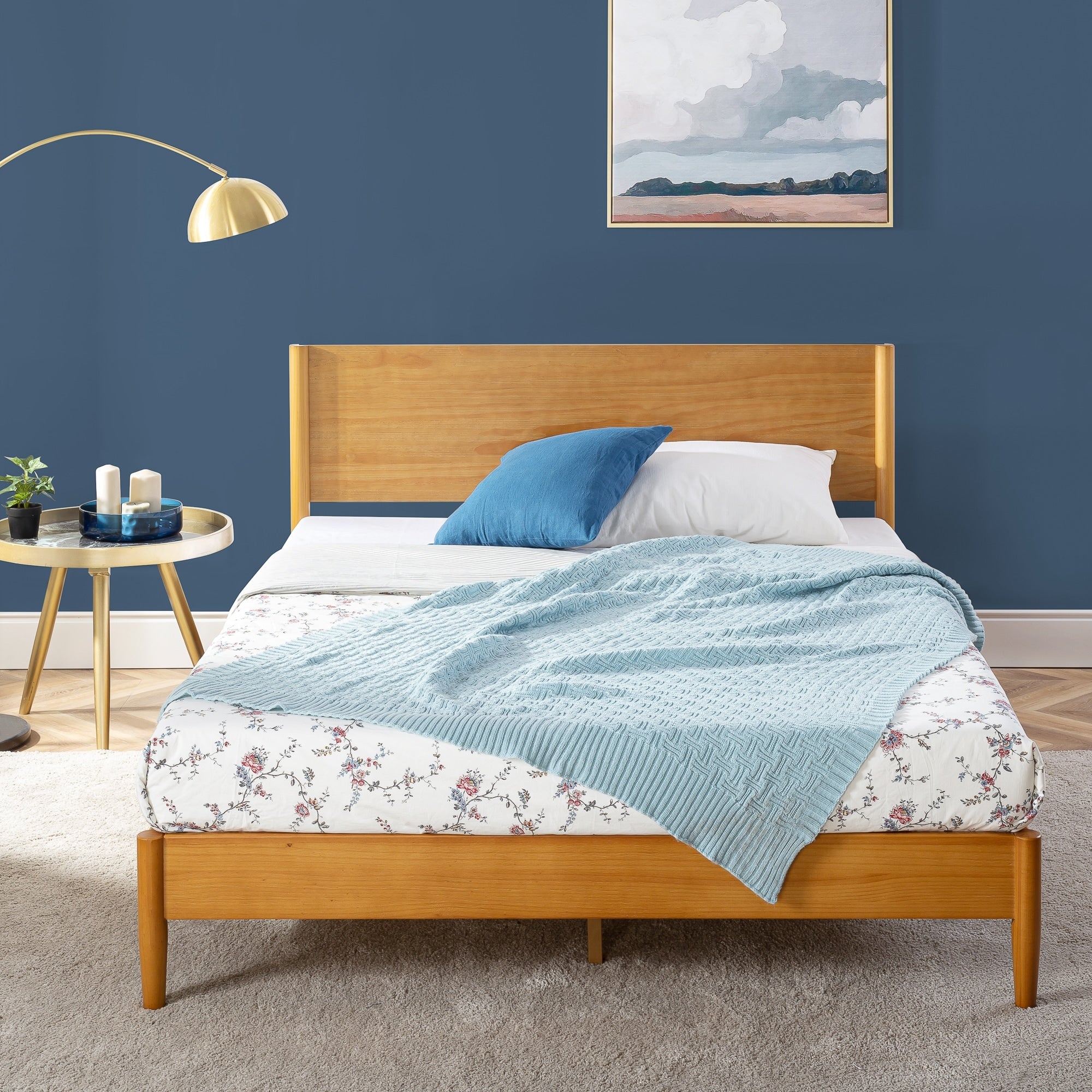 Priage di ZINUS Struttura per letto in legno di metà secolo