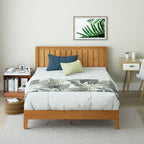 Priage di ZINUS Struttura letto con piattaforma in legno di pino rustico Deluxe
