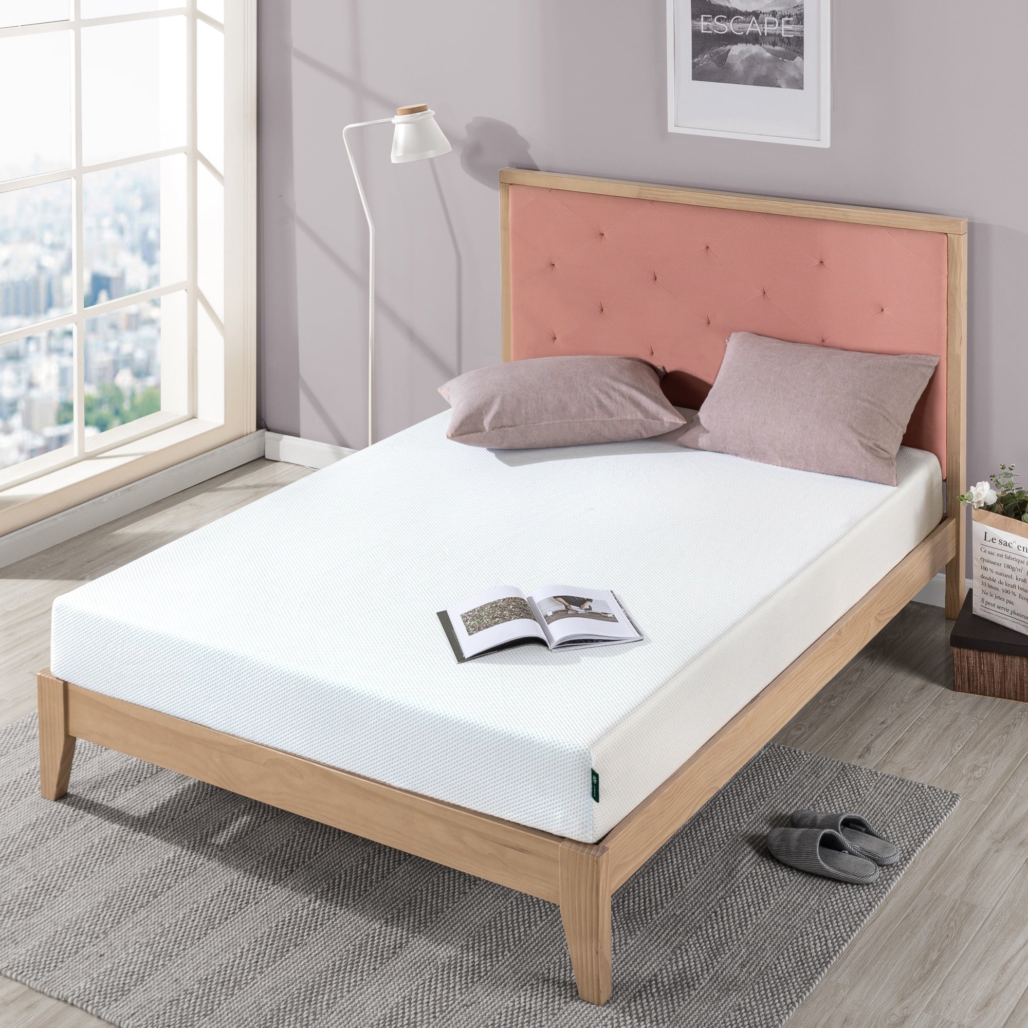 Materasso in memory foam al tè verde Priage by Zinus da 8 pollici