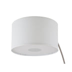 Lampada da terra ad arco regolabile in acciaio Q-Max 81 con paralume extra large e base in marmo