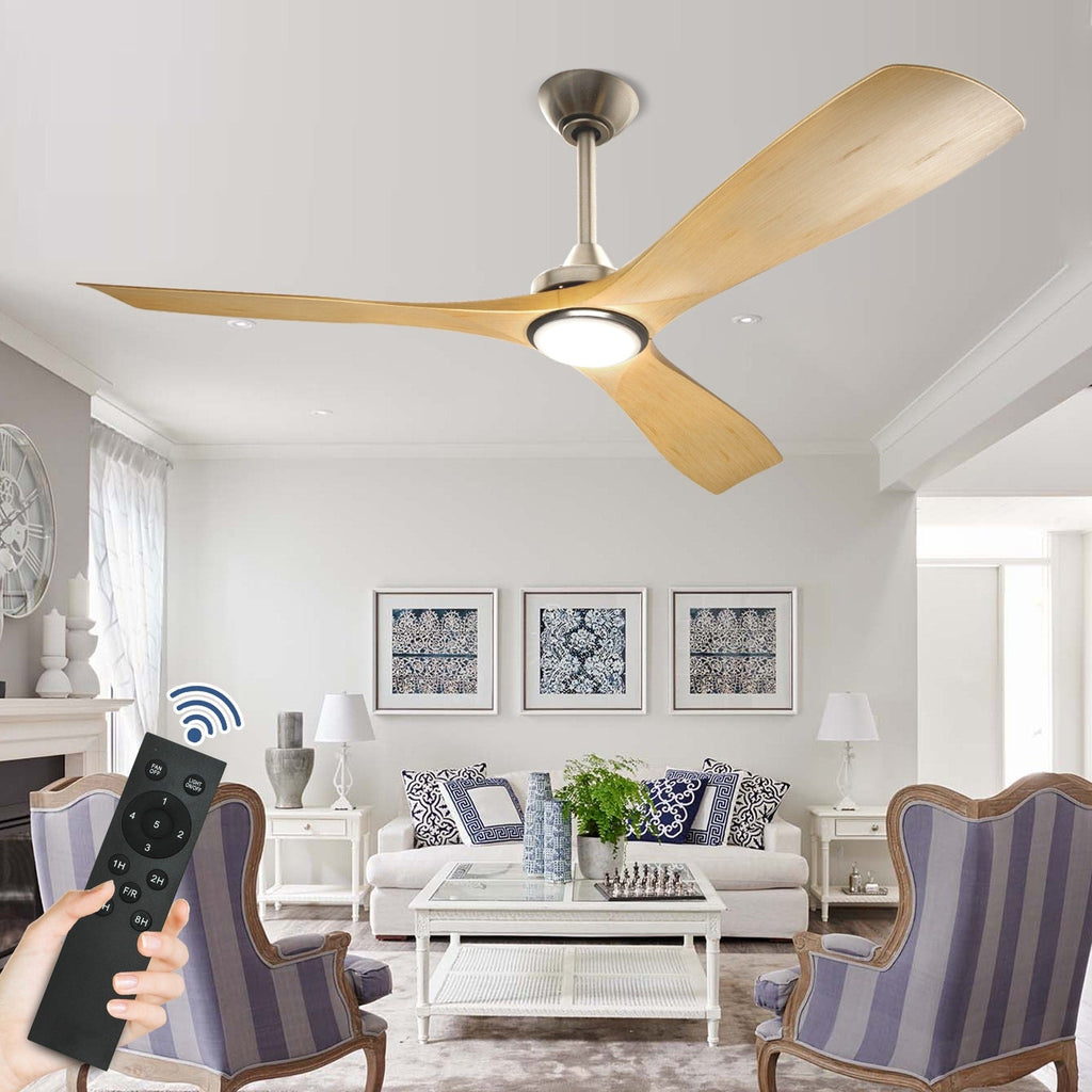 Ventilatore da soffitto con luci a filo e telecomando