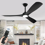 Ventilatore da soffitto con luci a filo e telecomando
