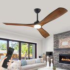 Ventilatore da soffitto con luci a filo e telecomando
