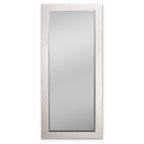 Specchio a figura intera in legno di fienile - Bianco anticato - 62X27