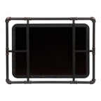 Specchio da parete sospeso in metallo Revo Industrial da 31 pollici di Furniture of America