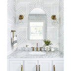 Specchio da bagno moderno senza cornice Rita Arch