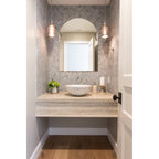 Specchio da bagno moderno senza cornice Rita Arch