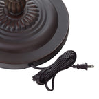 Lampada da terra River of Goods Allistar in vetro colorato e resina, 3 luci, altezza 64 pollici - 20L x 20W x 64H