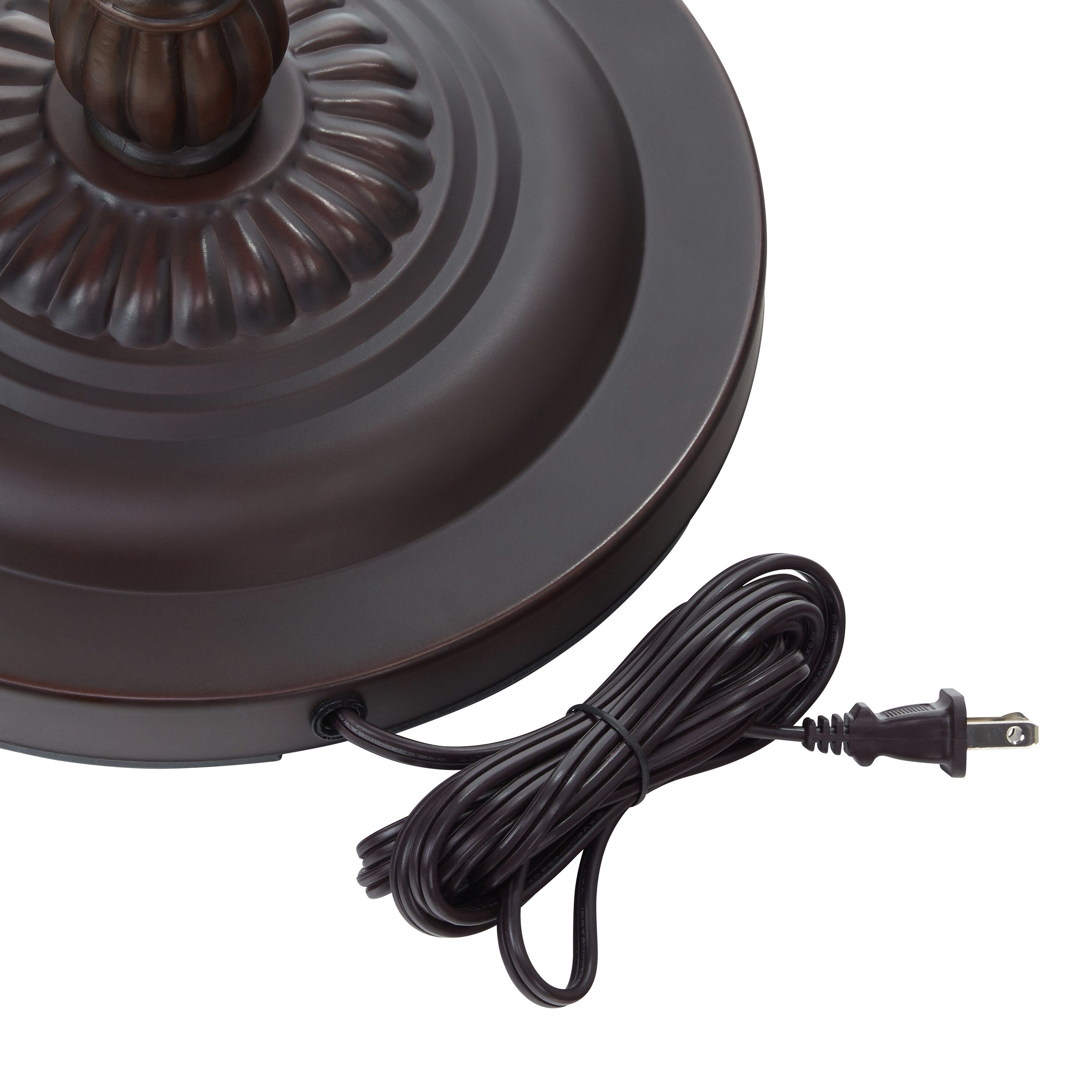 Lampada da terra River of Goods Allistar in vetro colorato e resina, 3 luci, altezza 64 pollici - 20L x 20W x 64H