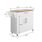 Isola da cucina mobile con mobile contenitore