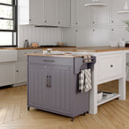 Isola da cucina mobile con mobile contenitore