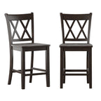 Sedie da bar Ronda Double X-Back (set da 2)