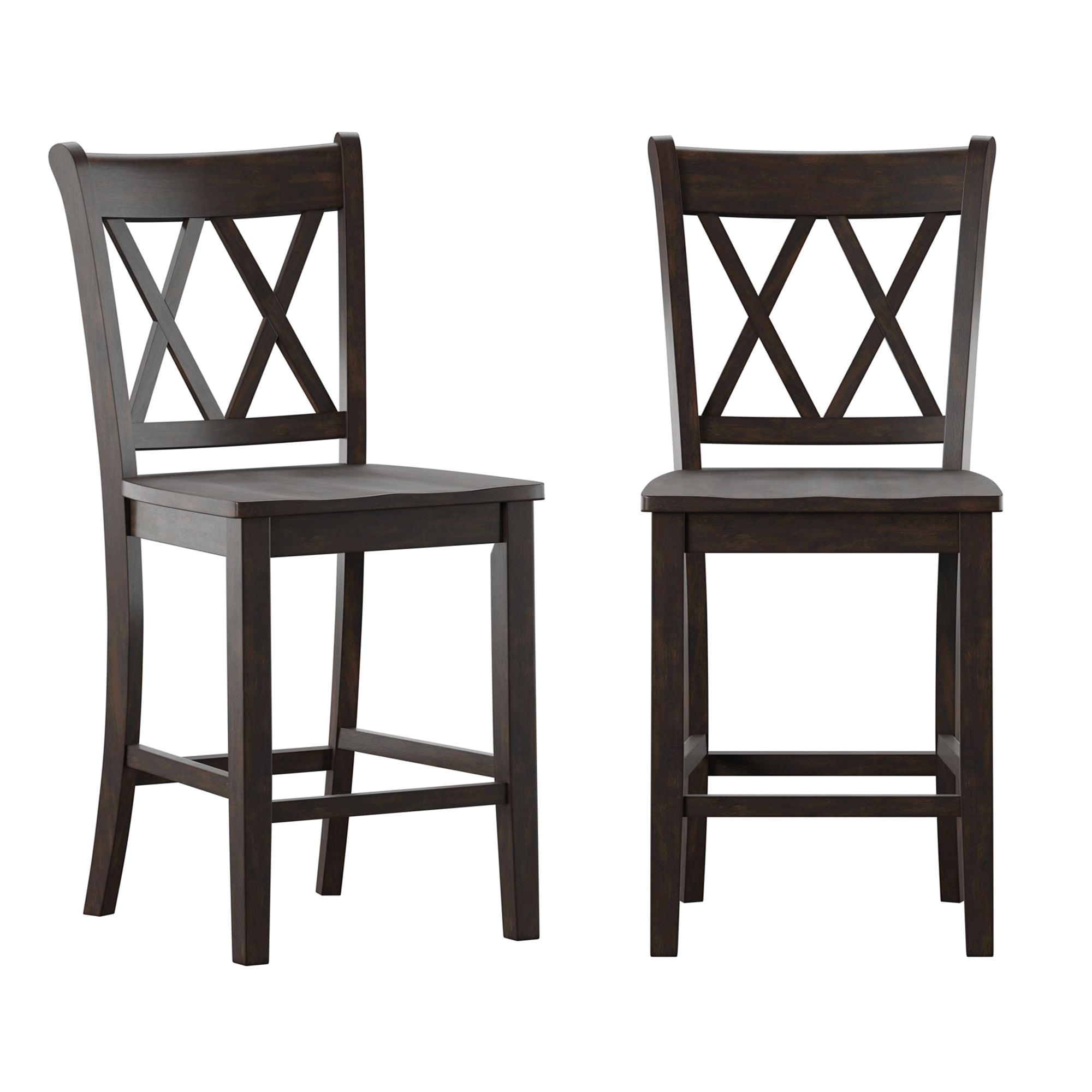 Sedie da bar Ronda Double X-Back (set da 2)