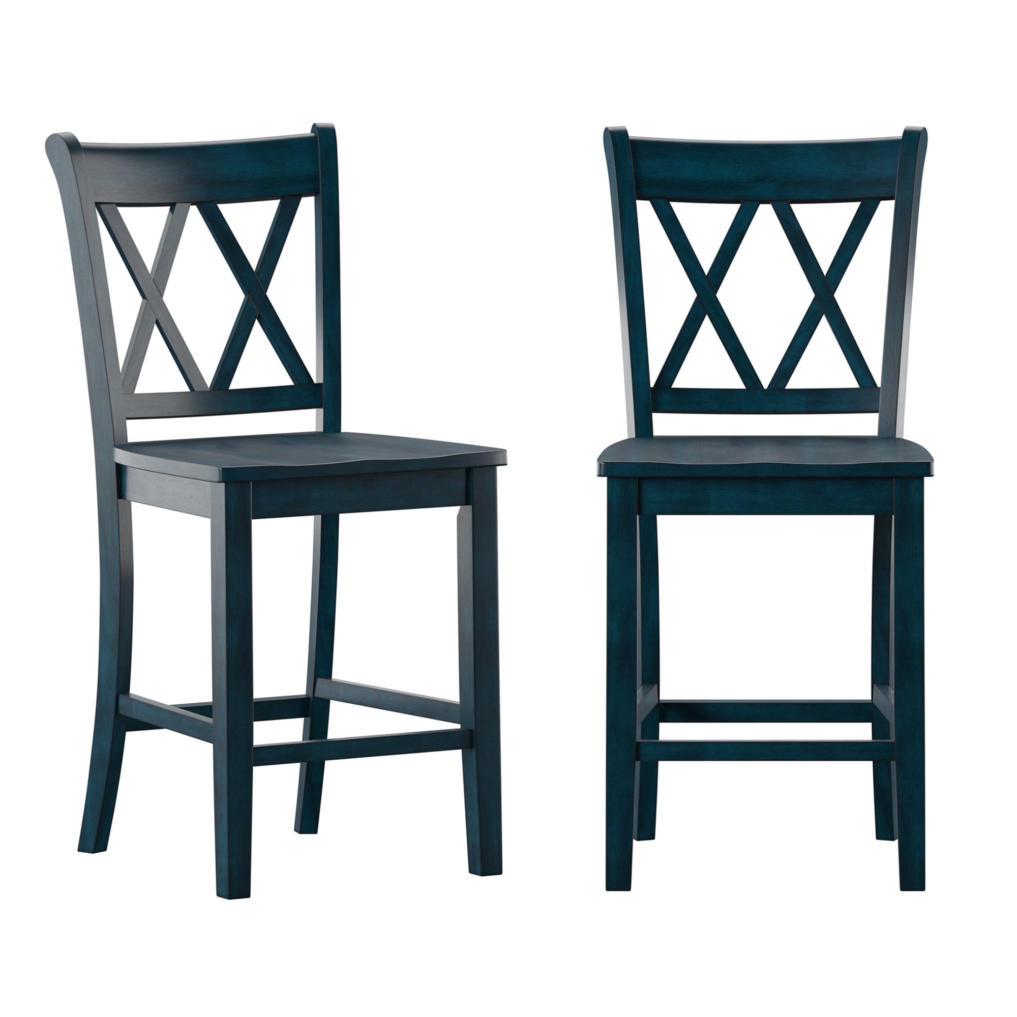 Sedie da bar Ronda Double X-Back (set da 2)