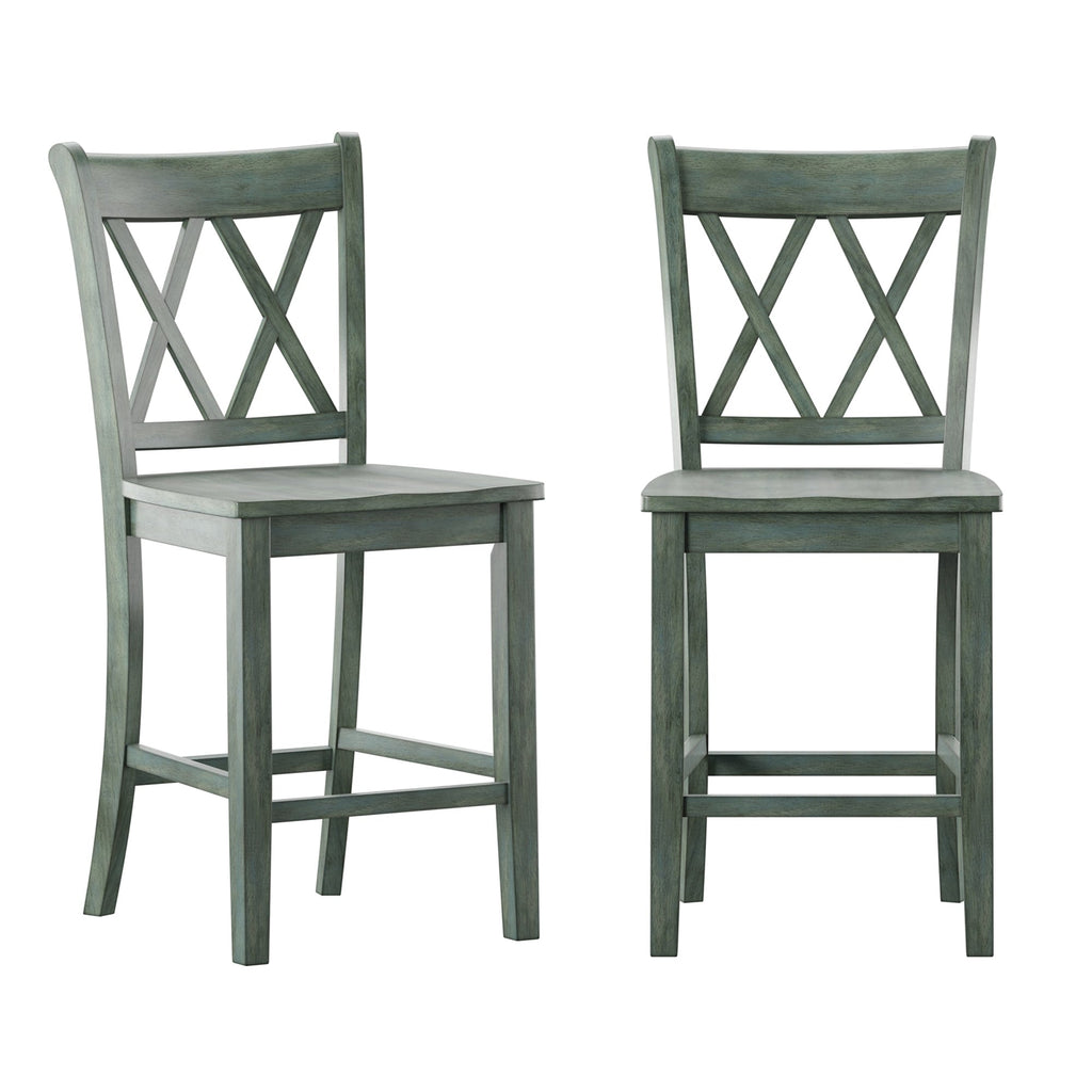 Sedie da bar Ronda Double X-Back (set da 2)