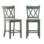 Sedie da bar Ronda Double X-Back (set da 2)