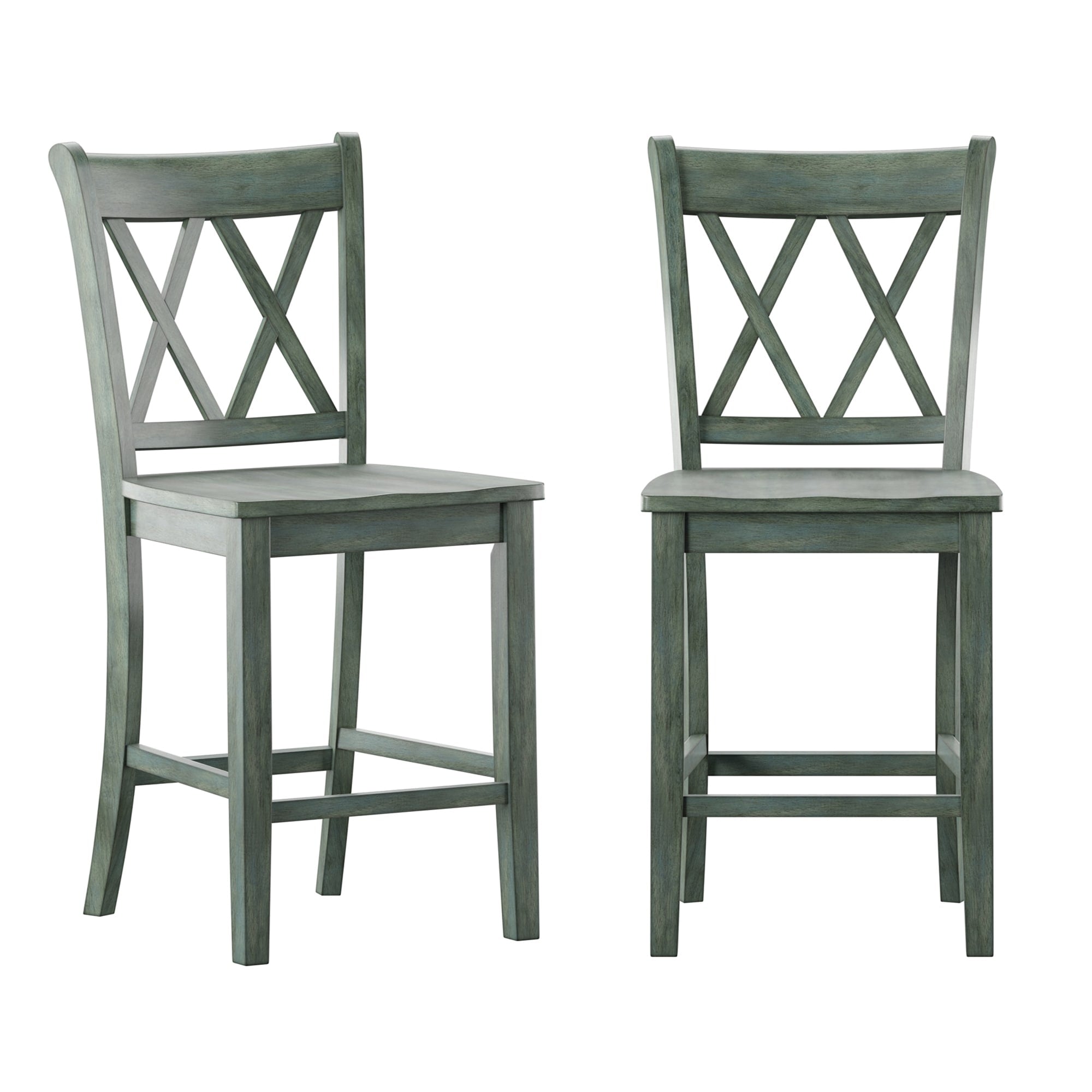 Sedie da bar Ronda Double X-Back (set da 2)
